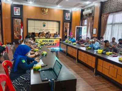 Kakan Kemenag Langkat Ikuti Rakor Lintas Sektoral Kesiapan Pengamanan Natal 2022 dan Tahun Baru 2023