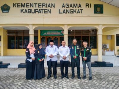 Kakan Kemenag Langkat Terima Audiensi Pengurus Himala UIN Raniry Banda Aceh