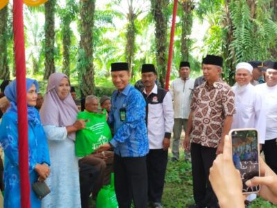 Kepala KUA Salapian Hadiri Giat Safari Ramadhan PT. LNK