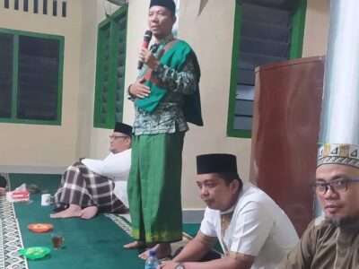 Ka. KUA Salapian Sampaikan Pesan Moderasi Beragama Merajut Ukhuwah