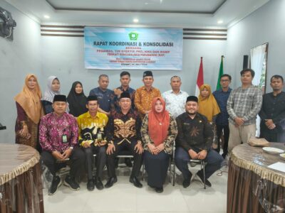 Rapat Koordinasi dan Konsolidasi Seksi Pendidikan Agama Islam Kantor Kementerian Agama Kab. Langkat