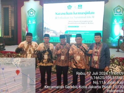 Kakan Kemenag Langkat Hadiri Sarasehan Kemasjidan dan Lokakarya Nasional di Jakarta