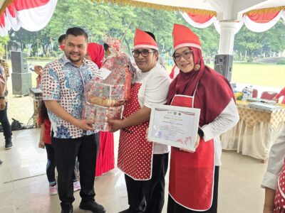 Lomba Memasak Nasi Goreng Meriahkan HUT ke-79 RI Kabupaten Langkat, Kakan Kemenag Langkat Raih Juara II