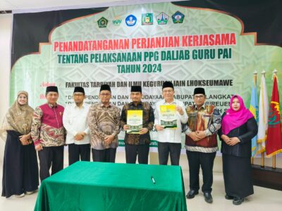 Kemenag Langkat Laksanakan Penandatanganan Perjanjian Kerjasama PPG Daljab Guru PAI Tahun 2024